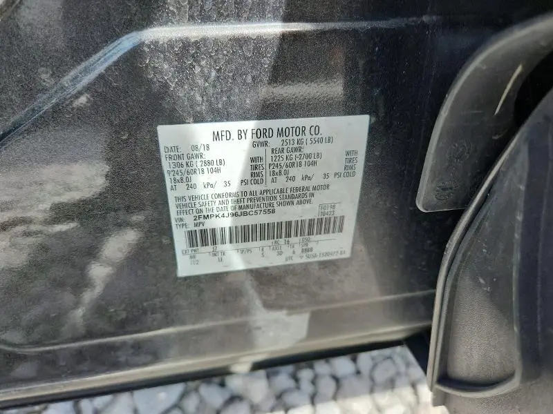 2018 FORD EDGE SEL  