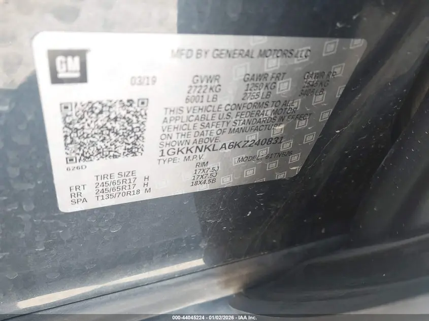 2019 GMC ACADIA SLE-1