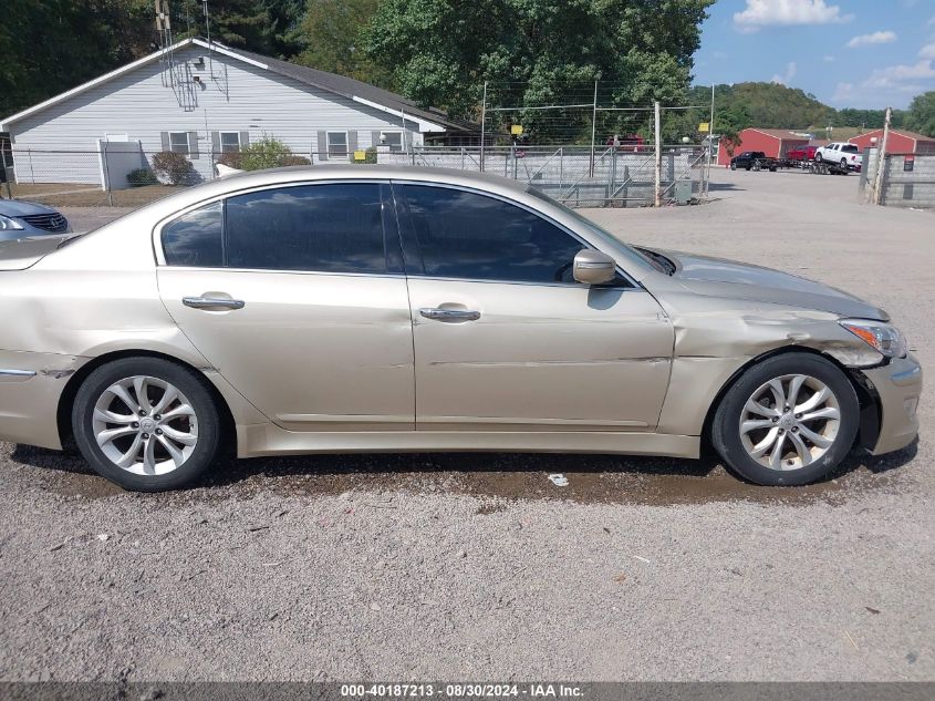 2012 HYUNDAI GENESIS 3.8