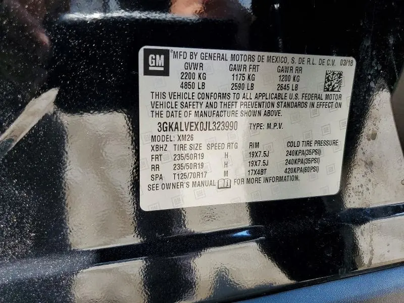 2018 GMC TERRAIN SLT  