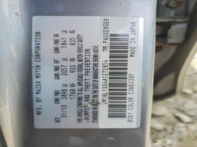2010 MAZDA 3 I  