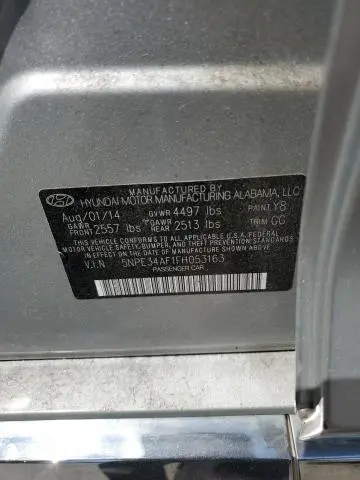 2015 HYUNDAI SONATA SPORT  