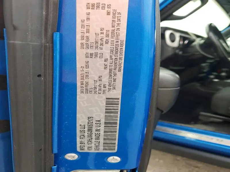 2021 JEEP WRANGLER SPORT  
