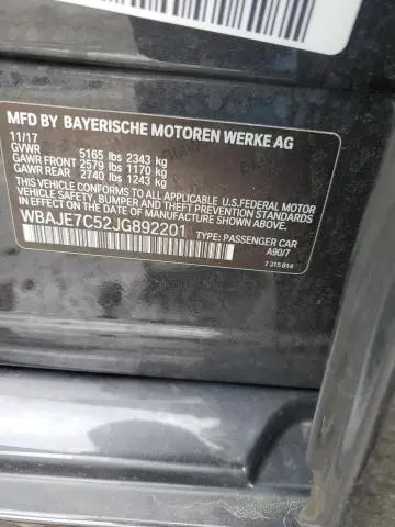 2018 BMW 540 XI