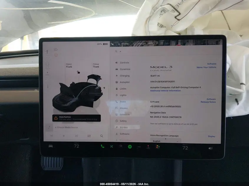2025 TESLA MODEL 3 LONG RANGE REAR-WHEEL DRIVE/STANDARD REAR-WHEEL DRIVE