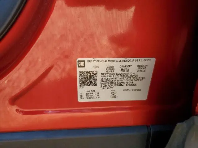 2022 CHEVROLET EQUINOX LT  