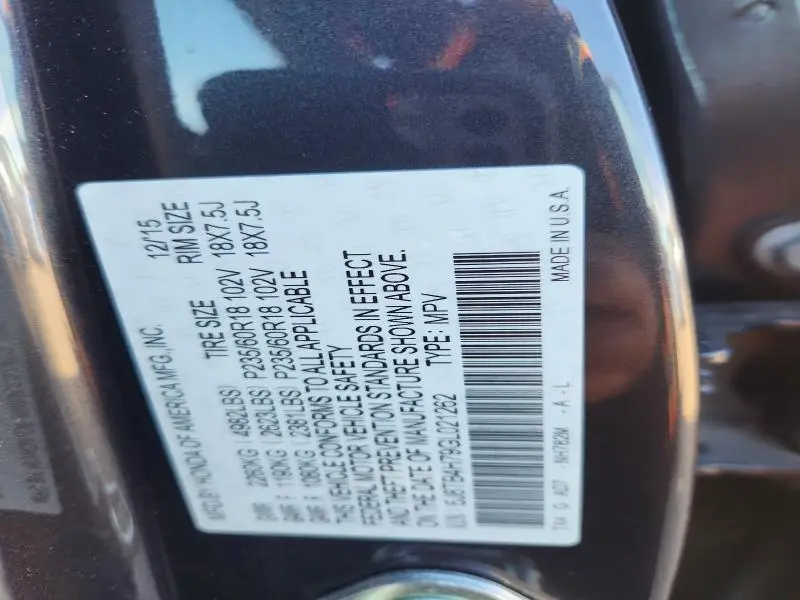 2016 ACURA RDX ADVANCE  
