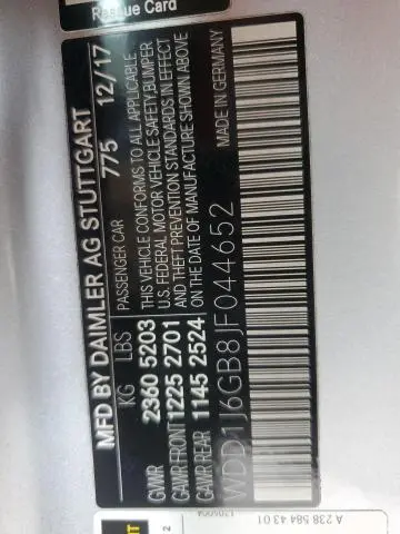 2018 MERCEDES-BENZ E 400 4MATIC  