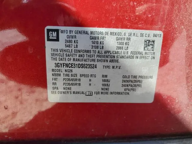 2013 CADILLAC SRX LUXURY COLLECTION  