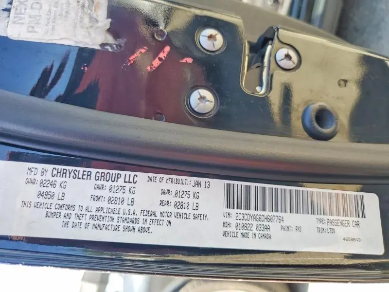 2013 DODGE CHALLENGER SXT  