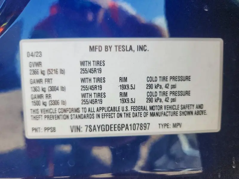 2023 TESLA MODEL Y   