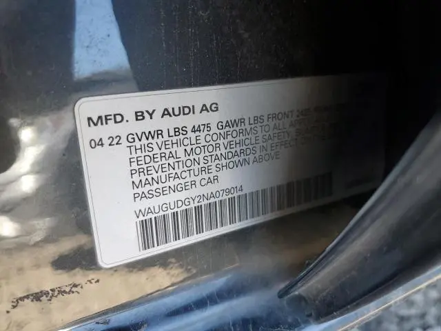 2022 AUDI A3 PREMIUM  