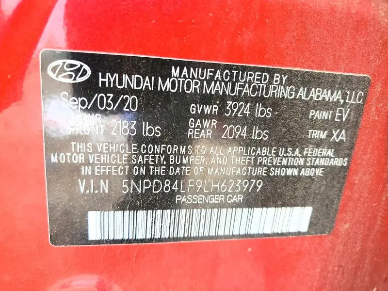 2020 HYUNDAI ELANTRA VALUE EDITION  