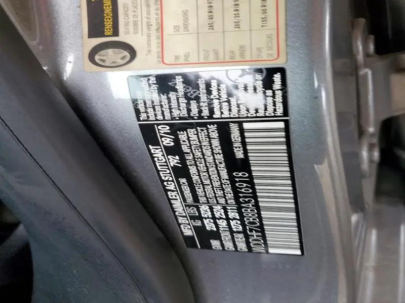 2011 MERCEDES-BENZ E 550  