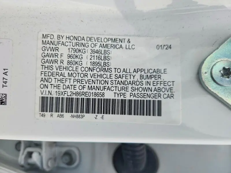 2024 HONDA CIVIC SPORT  