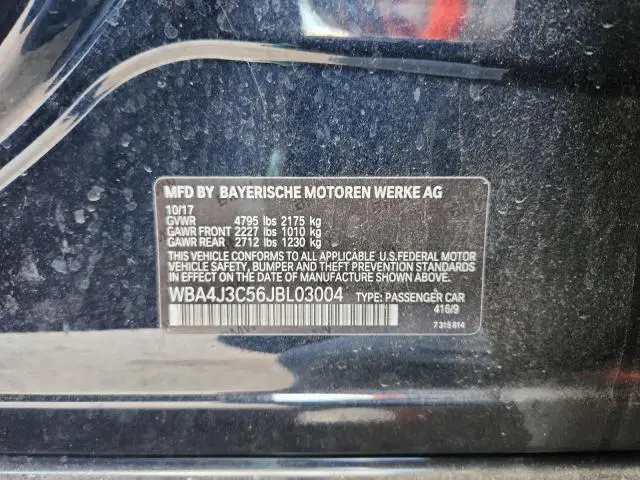 2018 BMW 430XI GRAN COUPE  