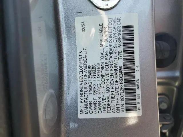 2024 HONDA CIVIC SPORT  