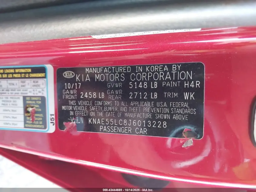 2018 KIA STINGER GT2