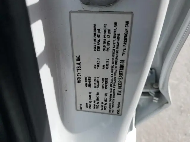 2019 TESLA MODEL 3 
