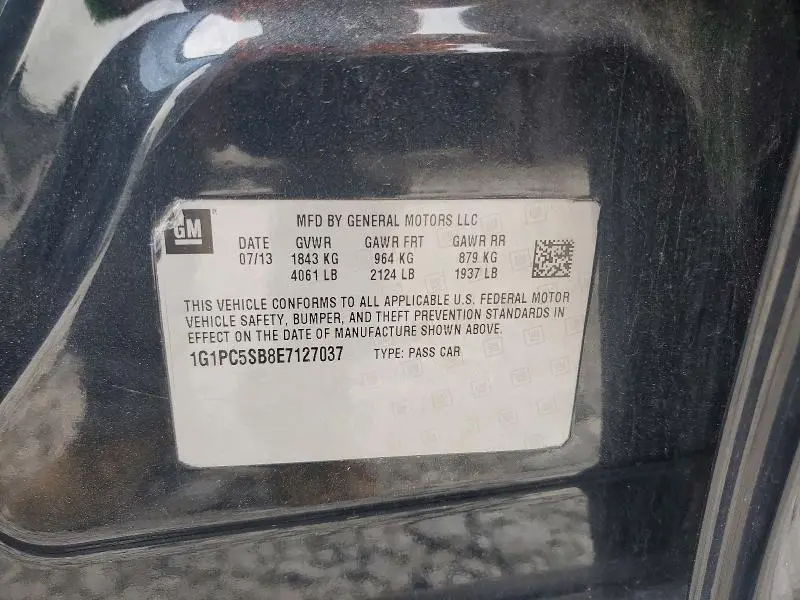 2014 CHEVROLET CRUZE LT  