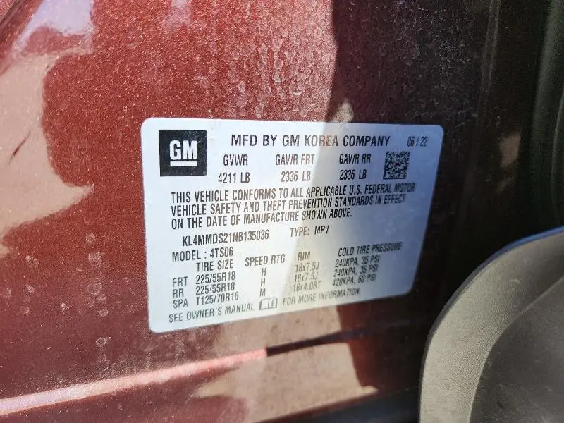 2022 BUICK ENCORE GX SELECT  