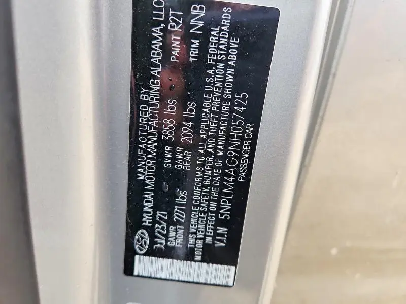 2022 HYUNDAI ELANTRA SEL  