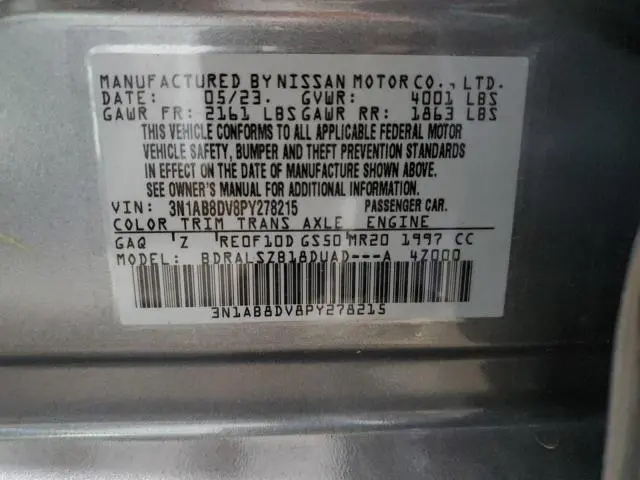 2023 NISSAN SENTRA SR  