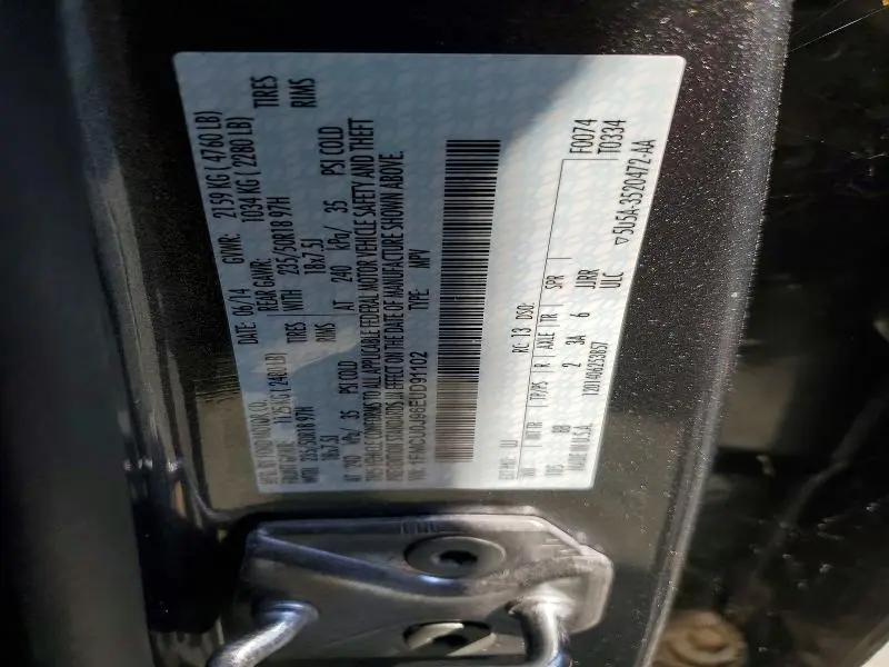 2014 FORD ESCAPE TITANIUM  