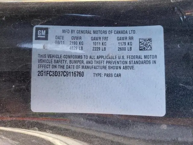 2012 CHEVROLET CAMARO LT  