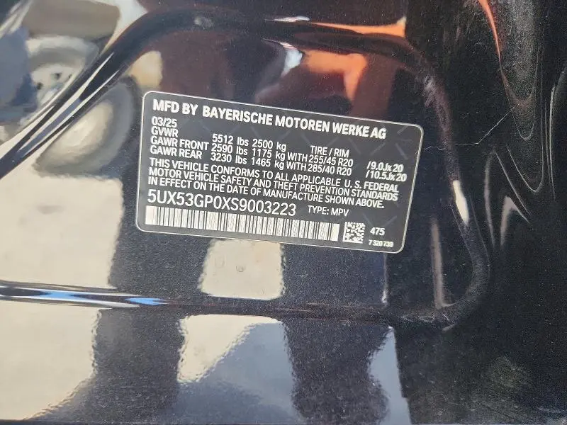 2025 BMW X3 30 XDRIVE  