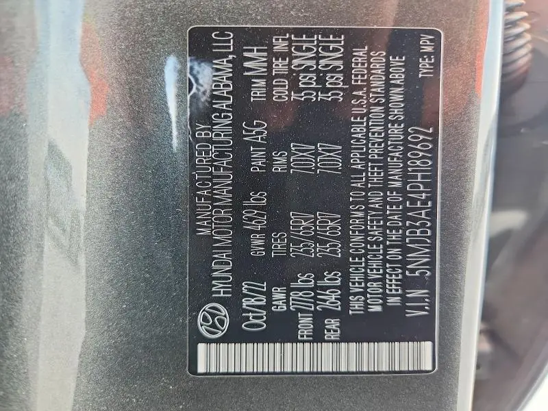 2023 HYUNDAI TUCSON SEL  