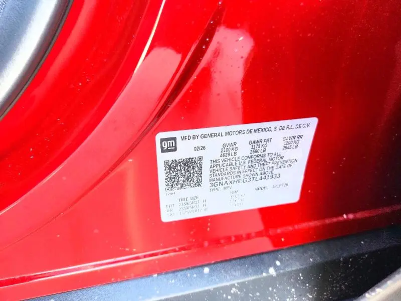 2026 CHEVROLET EQUINOX LT  