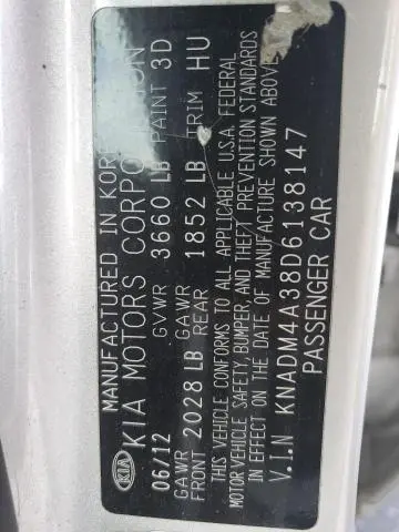 2013 KIA RIO LX  
