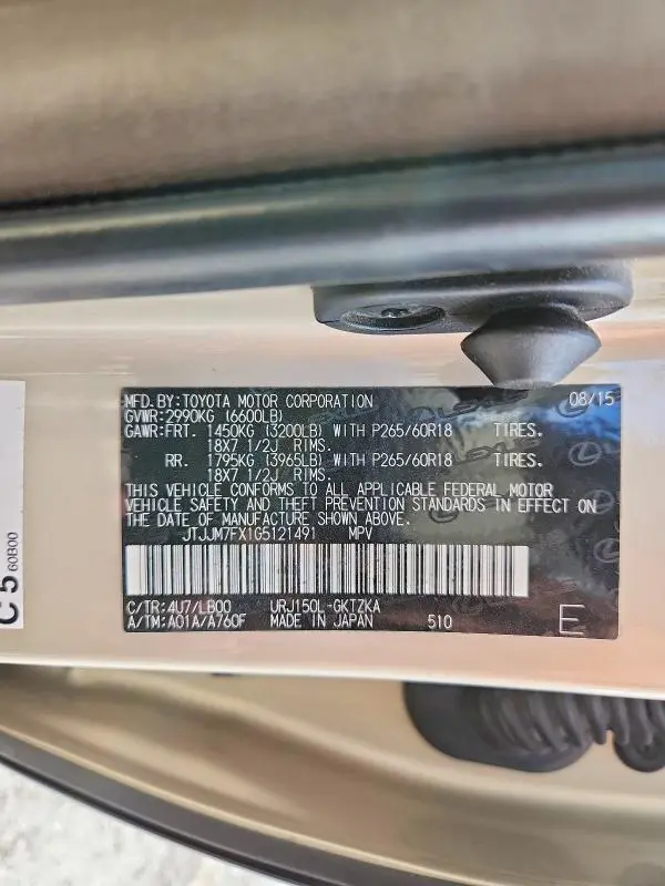 2016 LEXUS GX 460 PREMIUM  