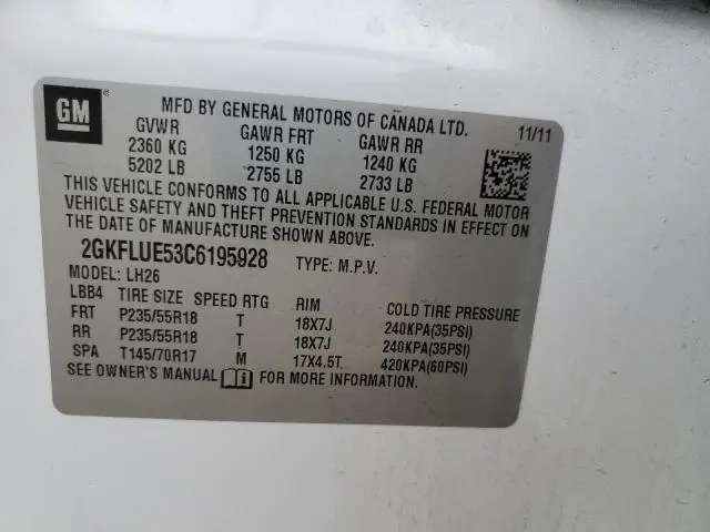 2012 GMC TERRAIN SLT  