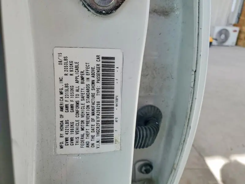 2015 HONDA ACCORD EXL  