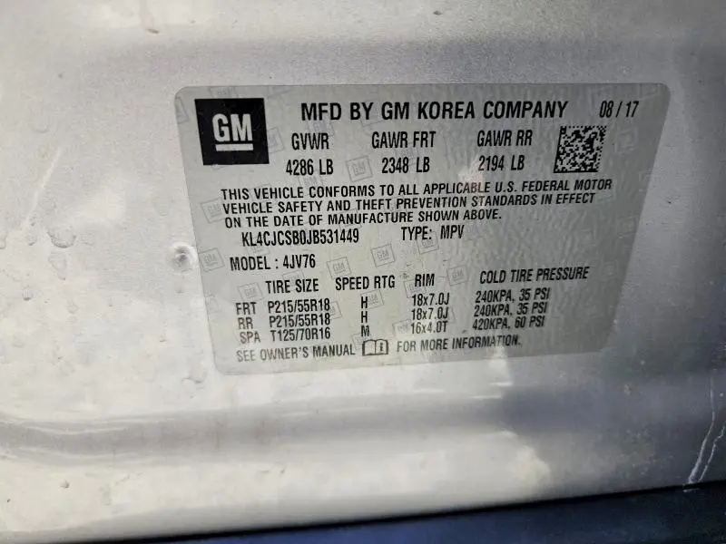 2018 BUICK ENCORE ESSENCE  