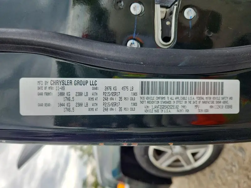 2010 JEEP PATRIOT SPORT  