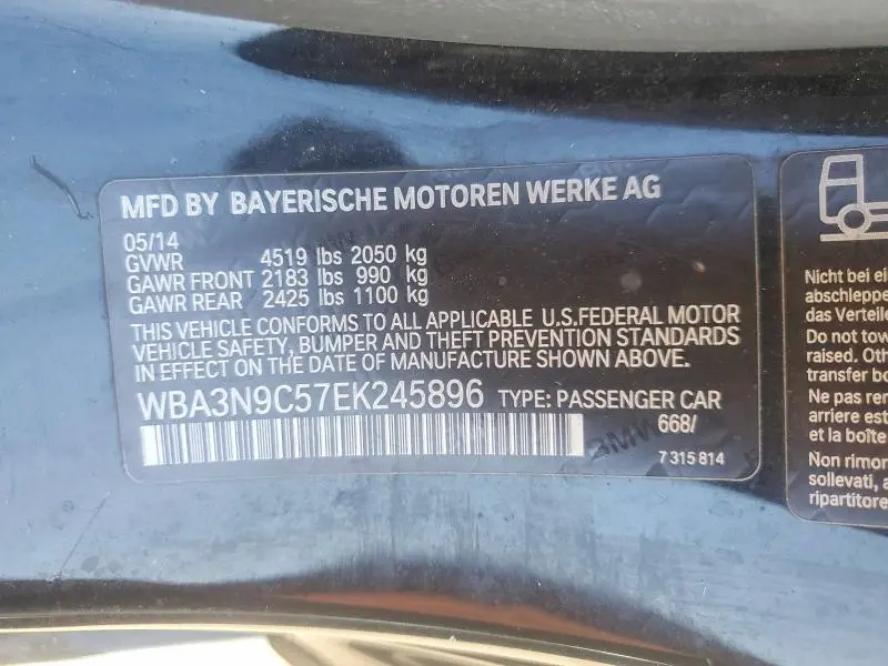 2014 BMW 428 XI  