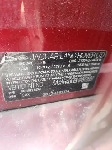 2017 JAGUAR XE   