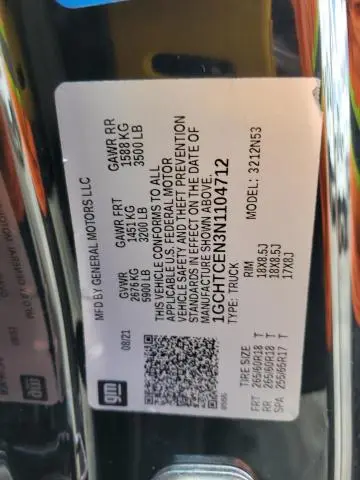 2022 CHEVROLET COLORADO LT  