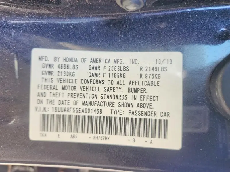 2014 ACURA TL TECH  