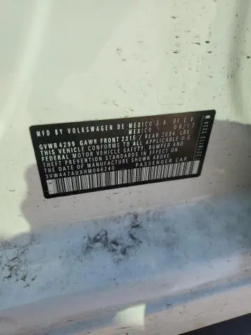 2017 VOLKSWAGEN GTI S/SE  