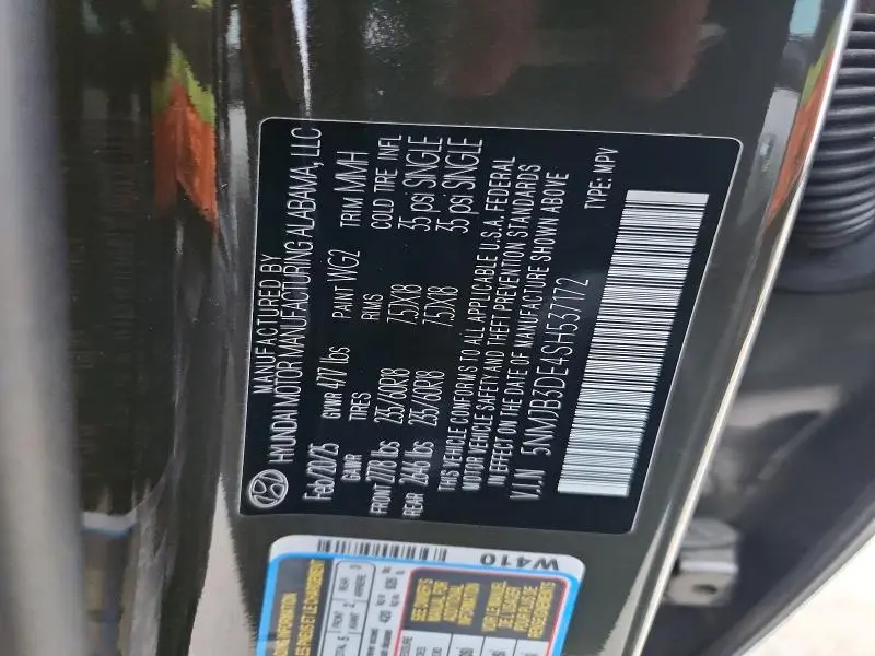 2025 HYUNDAI TUCSON SEL  