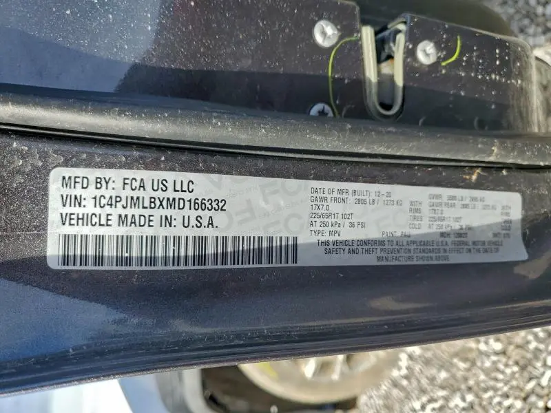 2021 JEEP CHEROKEE LATITUDE PLUS  