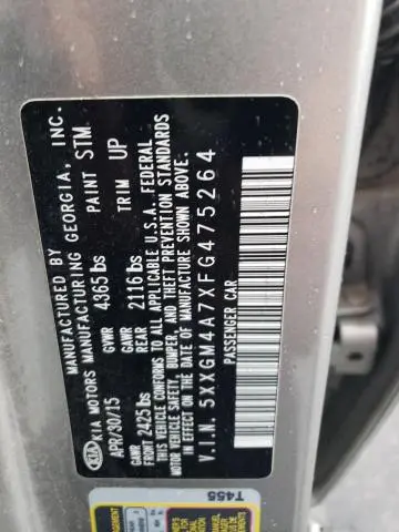 2015 KIA OPTIMA LX  