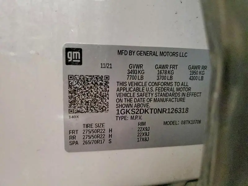 2022 GMC YUKON DENALI  