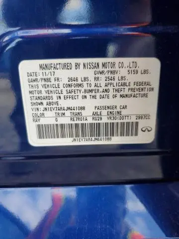 2018 INFINITI Q50 LUXE  