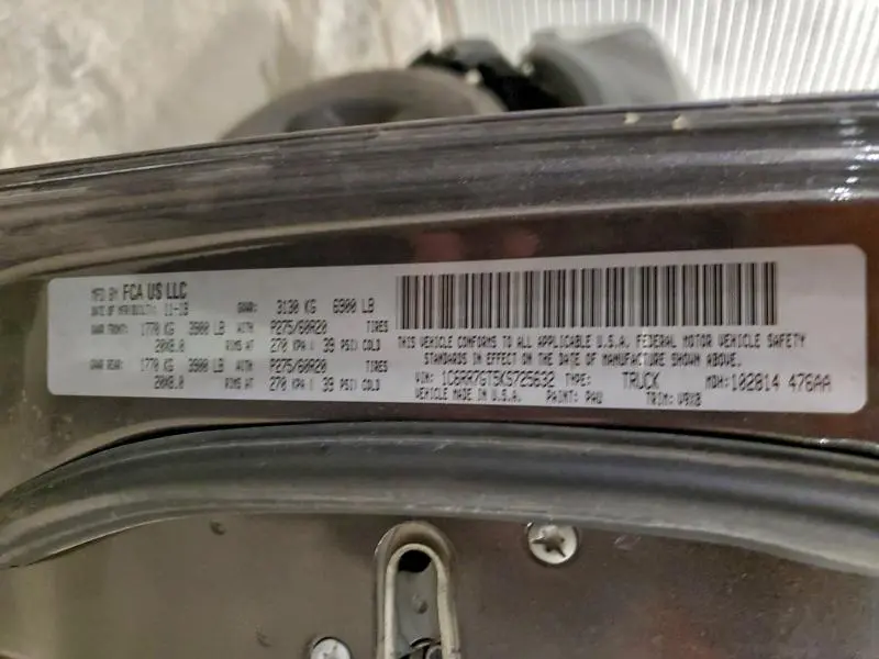 2019 RAM 1500 CLASSIC SLT  