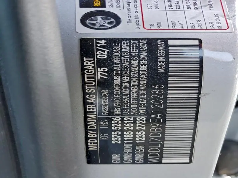 2014 MERCEDES-BENZ CLS 550  